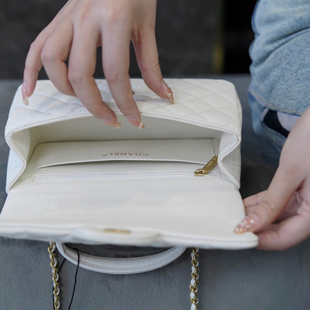 [CHANEL] 샤넬 Classic Flap 미니 플랩 백 20.5 x 12.5 x 6.5 cm 미듐25.5 스몰23 엑스라지35 cm