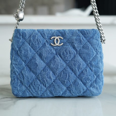 [CHANEL] CHANEL- 샤넬 로고 hobo 호보백 20 23 25 28 31 cm