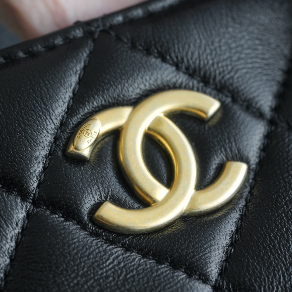 [CHANEL] CHANEL- 샤넬 로고 hobo 호보백 20 23 25 28 31 cm