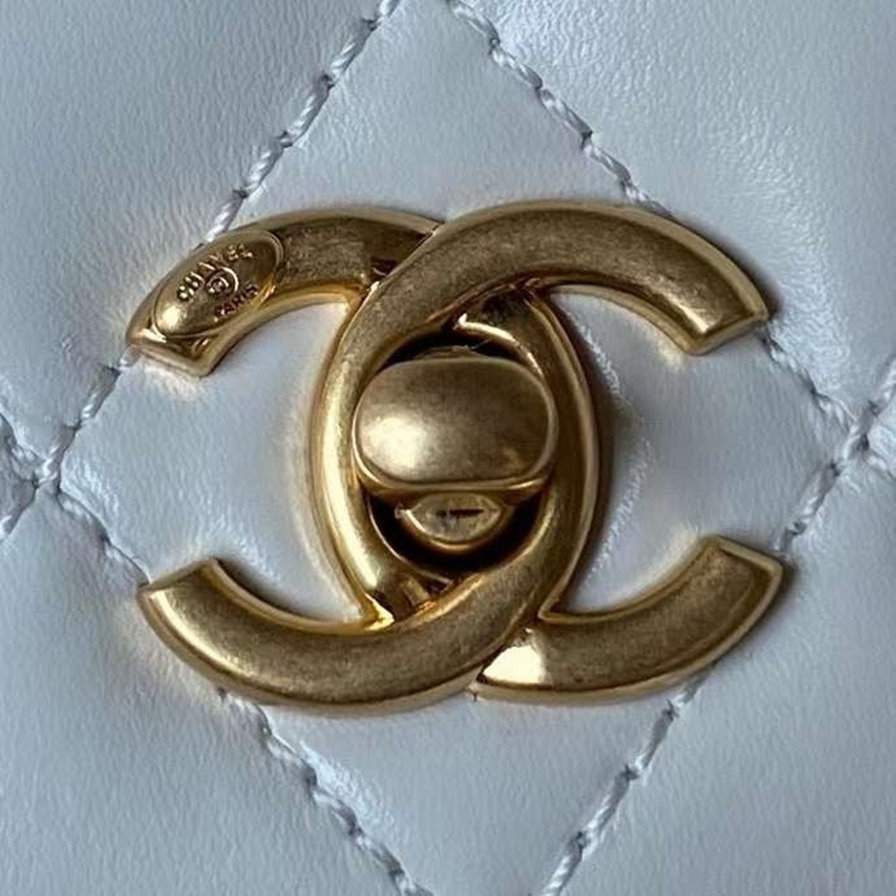 [CHANEL] Chanel Classic Caviar Wallet On Chain - 샤넬 클래식 왁 체인 지갑 12.3x19.2x3.5cm 28cm