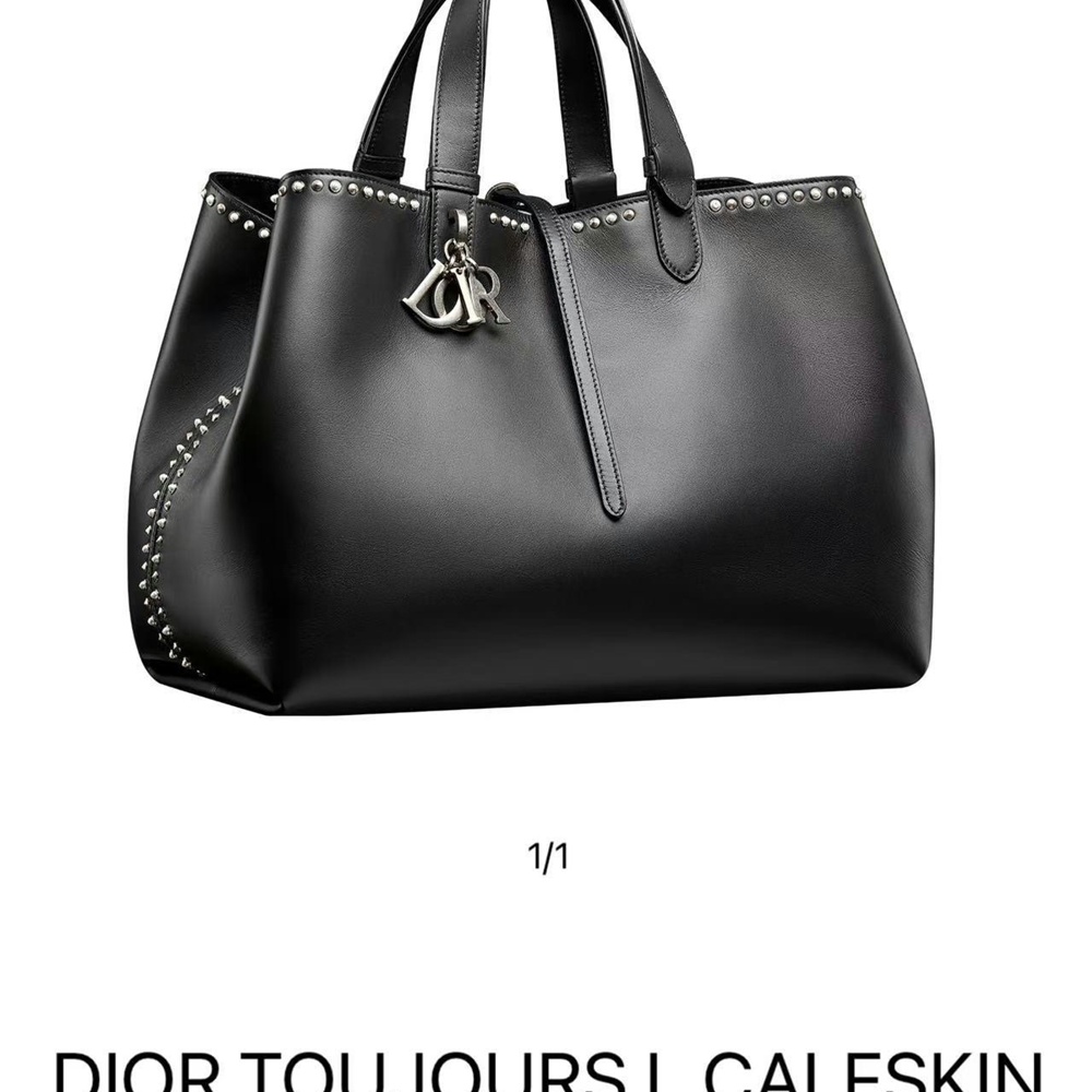 [CHRISTIAN DIOR] 크리스챤 디올 1188 Dior Toujours 뚜주흐  토트백 라지 37 x 20 x 28.5 cm 미듐 28.5 스몰 23 cm