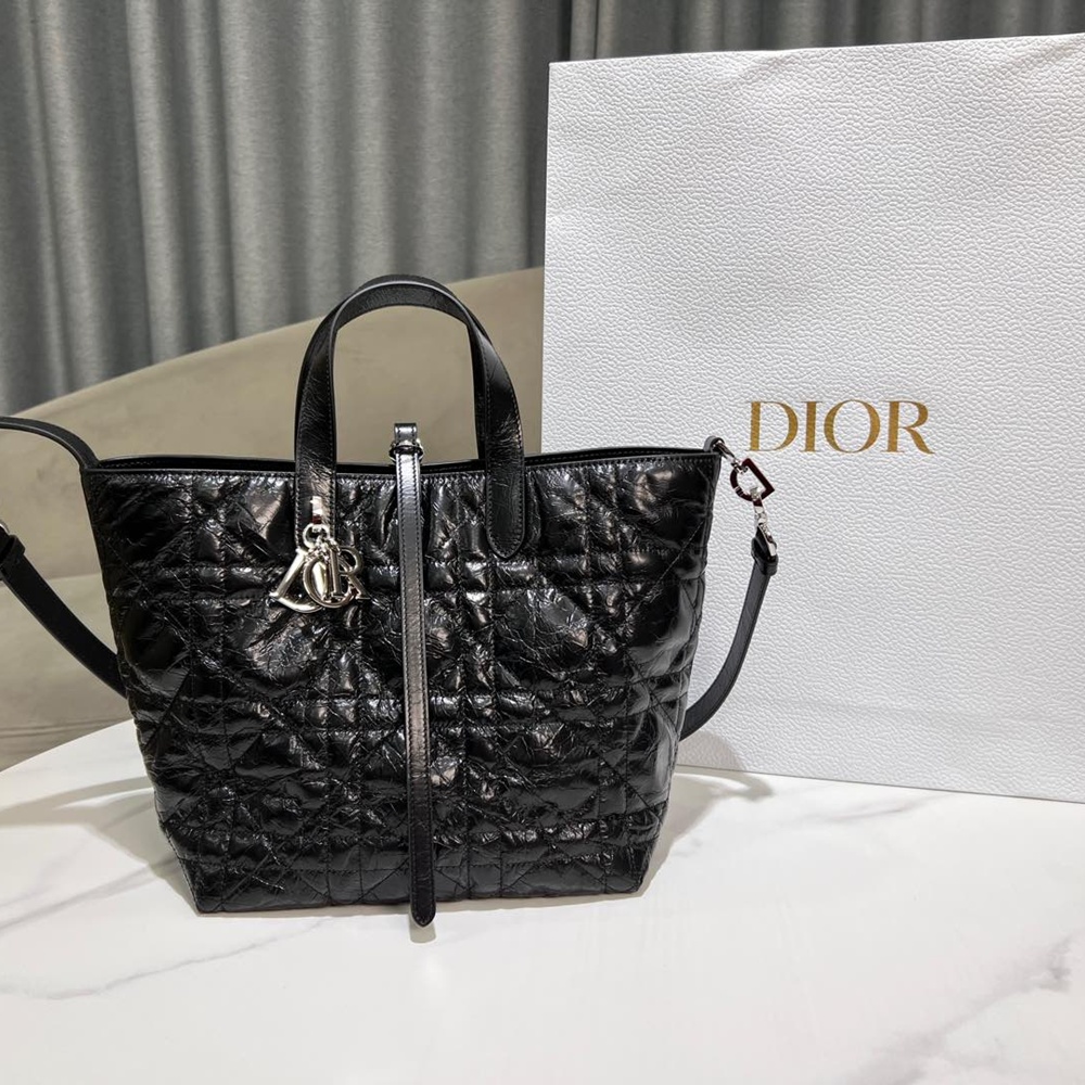 [CHRISTIAN DIOR] 크리스챤 디올 M2836OSNW Dior Toujours 뚜주흐 미디엄 버티컬 토트백 20 x 22 x 18.5 cm