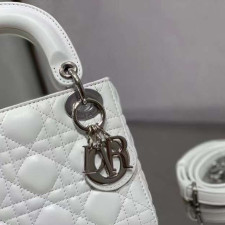 [CHRISTIAN DIOR] 크리스챤 디올 MICRO LADY DIOR BAG Cannage - 디올 마이크로 레이디 미디엄 패이던트 백 까나쥬  17cm