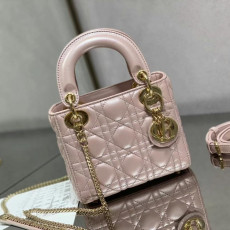 [CHRISTIAN DIOR] 크리스챤 디올 MICRO LADY DIOR BAG Cannage - 디올 마이크로 레이디 미디엄 패이던트 백 까나쥬  17cm