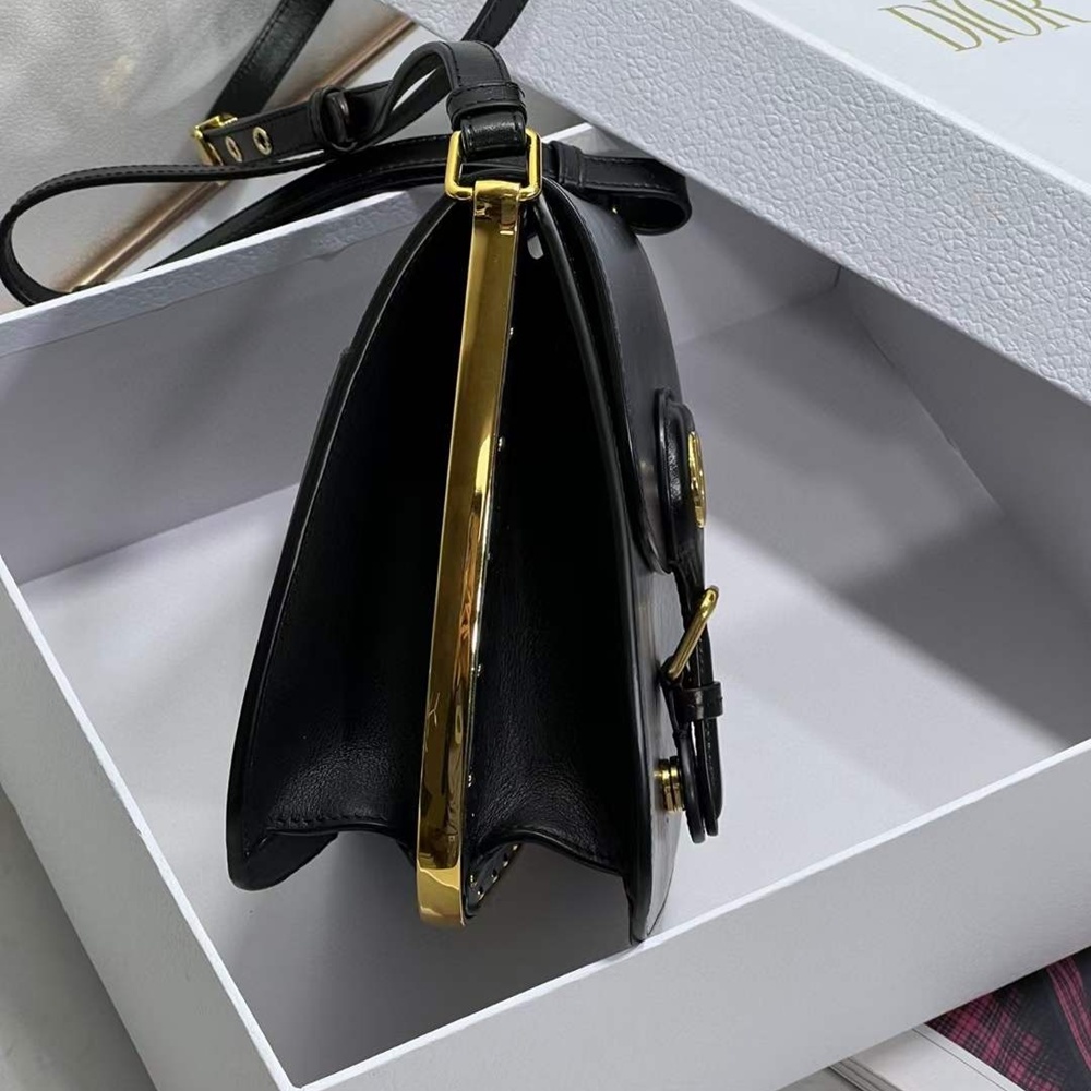 [CHRISTIAN DIOR] 크리스챤 디올 CHRISTIAN DIOR Dior bobby Frame - 디올 바비 플레임 미디엄 백 22 x 17 x 6cm