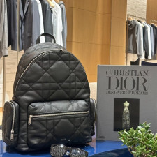 [CHRISTIAN DIOR] 크리스챤 디올 DIOR 블랙 맥시까나쥬 백팩 41.5 x 46 x 22cm