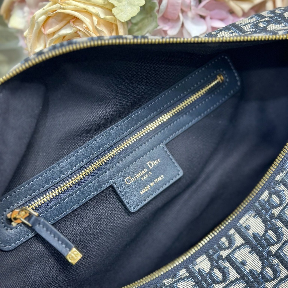 [CHRISTIAN DIOR] 크리스챤 디올 1368 디올 오블리크 자카드 보스턴 토트 백 大40x19x23cm 中35cm 小25cm