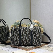 [CHRISTIAN DIOR] 크리스챤 디올 1368 디올 오블리크 자카드 보스턴 토트 백 大40x19x23cm 中35cm 小25cm