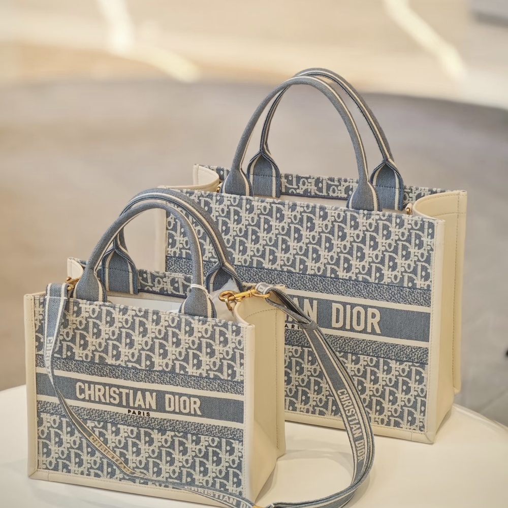 [CHRISTIAN DIOR] 크리스챤 디올 CHRISTIAN DIOR BOOK TOTE BAG oblique - 디올  토트백  오블리크 북 17cm