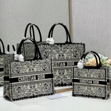 [CHRISTIAN DIOR] 크리스챤 디올 CHRISTIAN DIOR BOOK TOTE BAG oblique - 디올  토트백  오블리크 북 26cm 37cm 41cm