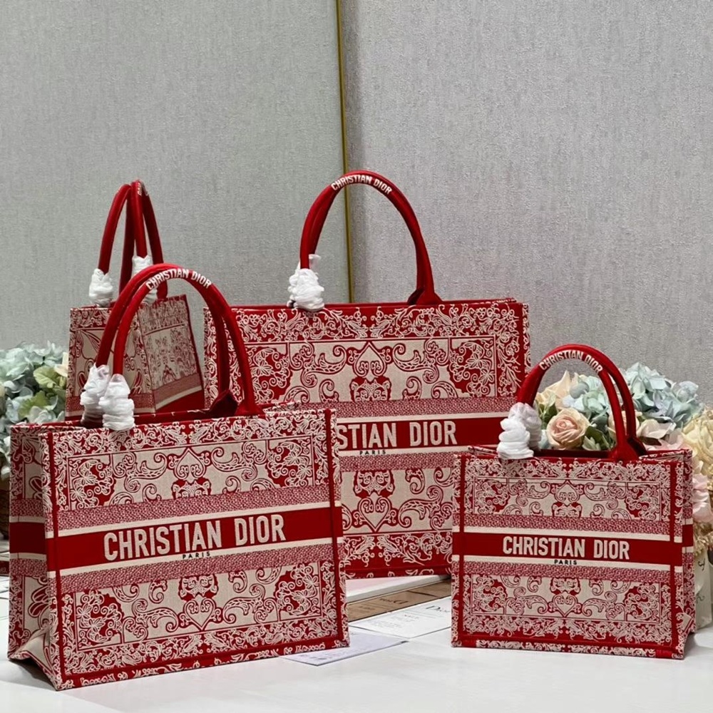 [CHRISTIAN DIOR] 크리스챤 디올 CHRISTIAN DIOR BOOK TOTE BAG oblique - 디올  토트백  오블리크 북 26cm 37cm 41cm