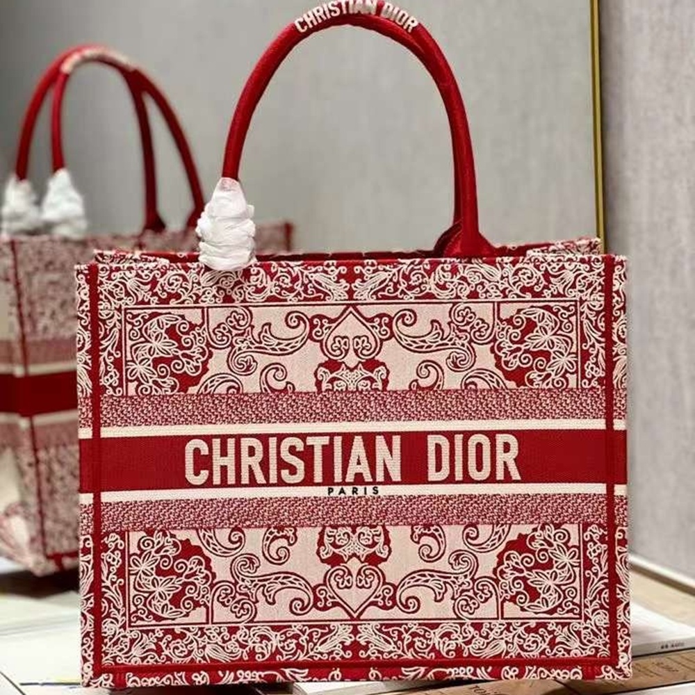 [CHRISTIAN DIOR] 크리스챤 디올 CHRISTIAN DIOR BOOK TOTE BAG oblique - 디올  토트백  오블리크 북 26cm 37cm 41cm