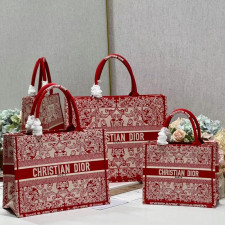 [CHRISTIAN DIOR] 크리스챤 디올 CHRISTIAN DIOR BOOK TOTE BAG oblique - 디올  토트백  오블리크 북 26cm 37cm 41cm