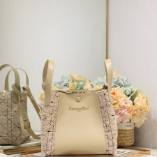 [CHRISTIAN DIOR] 크리스챤 디올 Signature 스몰 버킷백 블루 Dior Oblique 자카드 24x21x14 cm