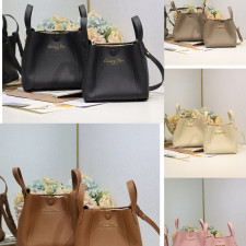 [CHRISTIAN DIOR] 크리스챤 디올 Signature 스몰 버킷백 블루 Dior Oblique 자카드 24x21x14 cm