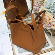 [CHRISTIAN DIOR] 크리스챤 디올 Signature 스몰 버킷백 블루 Dior Oblique 자카드 24x21x14 cm