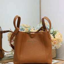 [CHRISTIAN DIOR] 크리스챤 디올 Signature 스몰 버킷백 블루 Dior Oblique 자카드 24x21x14 cm