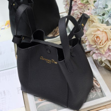 [CHRISTIAN DIOR] 크리스챤 디올 Signature 스몰 버킷백 블루 Dior Oblique 자카드 24x21x14 cm