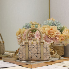 [CHRISTIAN DIOR] 크리스챤 디올 2388 D-Vibe East-West 나노 백 블루 Dior Oblique 자카드 20.5 x 13 x 5 cm