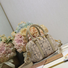 [CHRISTIAN DIOR] 크리스챤 디올 2388 D-Vibe East-West 나노 백 블루 Dior Oblique 자카드 20.5 x 13 x 5 cm