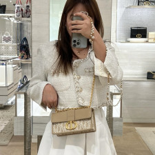 [CHRISTIAN DIOR] 크리스챤 디올 9011s Dior 30 Montaigne Shoulder Bag Dior Oblique 몽테인 숄더백 21.5 x 12 x 6 cm