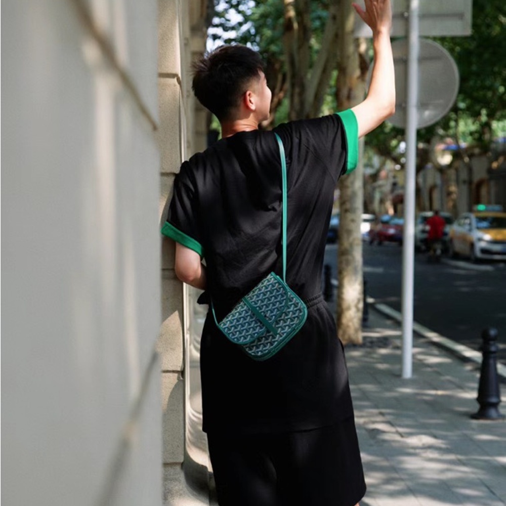 [고야드] 그린 2종 Goyard - Belvedere PM Bag Maison Goyard 고야드 벨베데르 백 pm 22cm mm 28cm