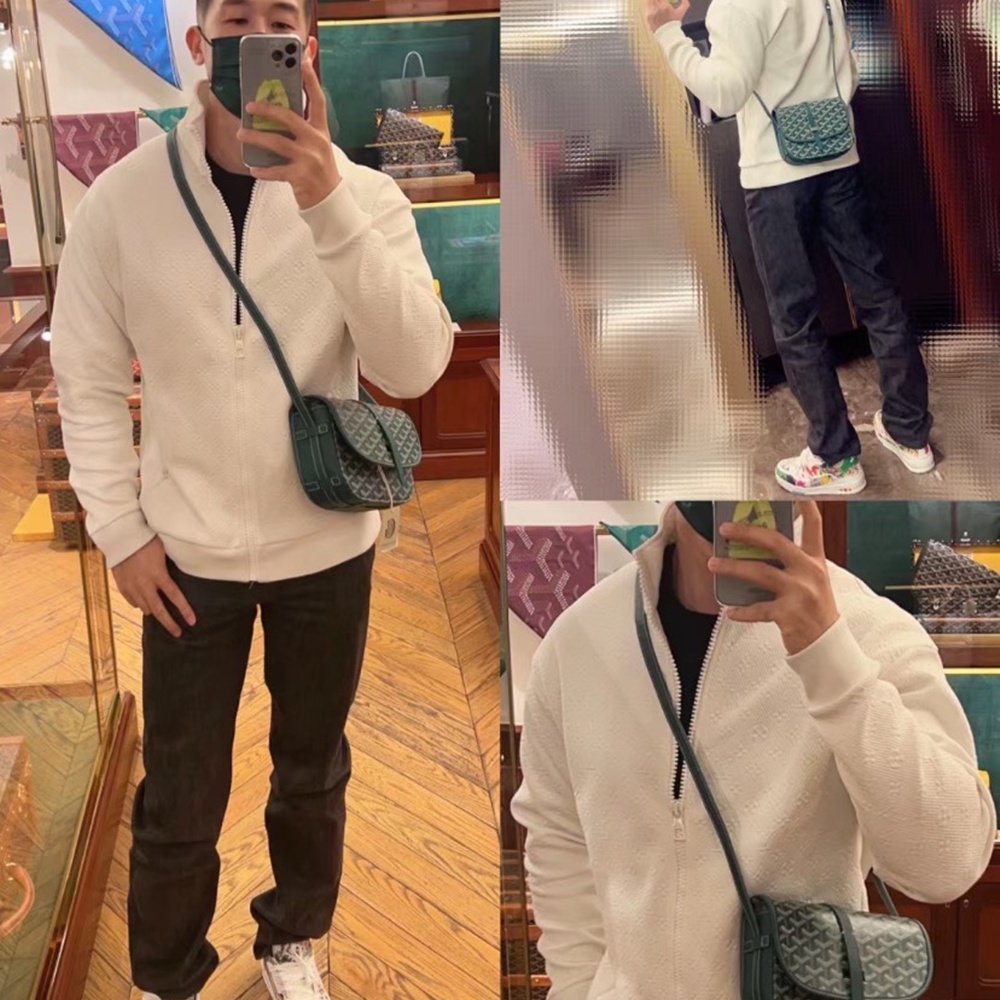 [고야드] 그린 2종 Goyard - Belvedere PM Bag Maison Goyard 고야드 벨베데르 백 pm 22cm mm 28cm