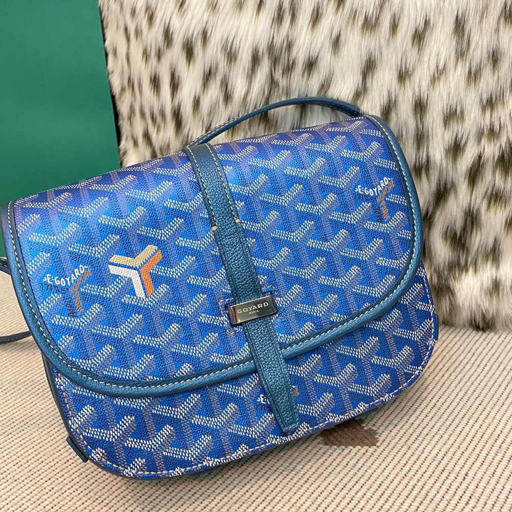 [고야드] 블루 2종 Goyard - Belvedere PM Bag Maison Goyard 고야드 벨베데르 백 pm 22cm mm 28cm