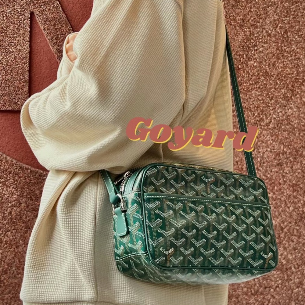 [고야드] Goyard - 고야드 카페르 카메라 크로스 백 Goyard Cap Vert Camera Crossbody Bag 23cm x 13cm x 8cm