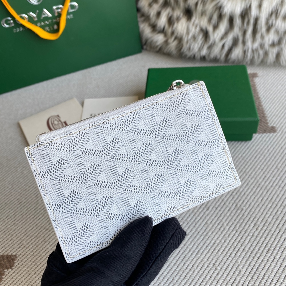 [고야드] Goyard - 고야드 부르봉 지퍼 카드 홀더 Goyard Bourbon 12.5cm x 1cm x 8.4cm