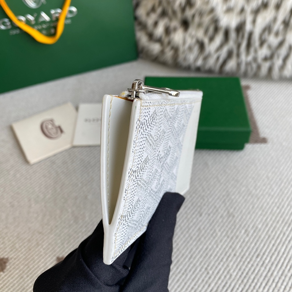 [고야드] Goyard - 고야드 부르봉 지퍼 카드 홀더 Goyard Bourbon 12.5cm x 1cm x 8.4cm