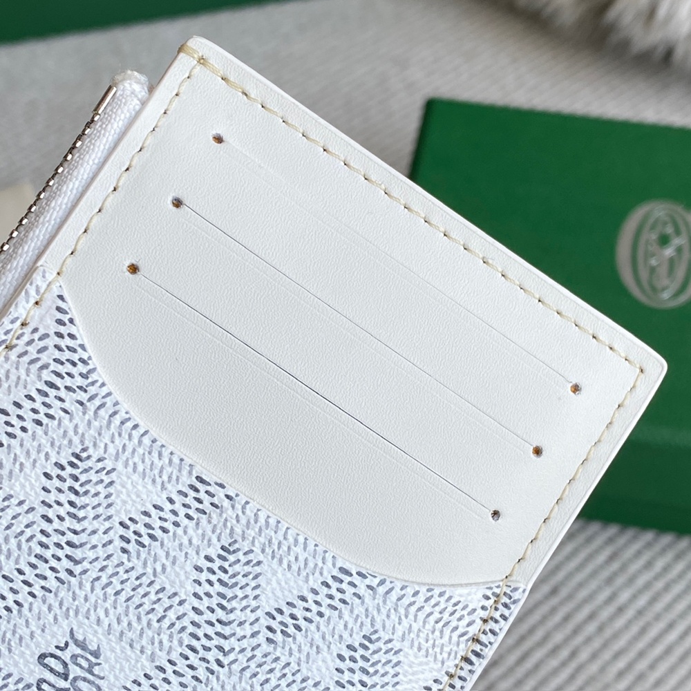 [고야드] Goyard - 고야드 부르봉 지퍼 카드 홀더 Goyard Bourbon 12.5cm x 1cm x 8.4cm