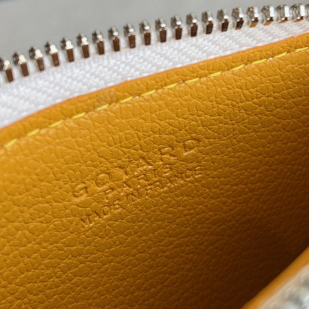 [고야드] Goyard - 고야드 부르봉 지퍼 카드 홀더 Goyard Bourbon 12.5cm x 1cm x 8.4cm