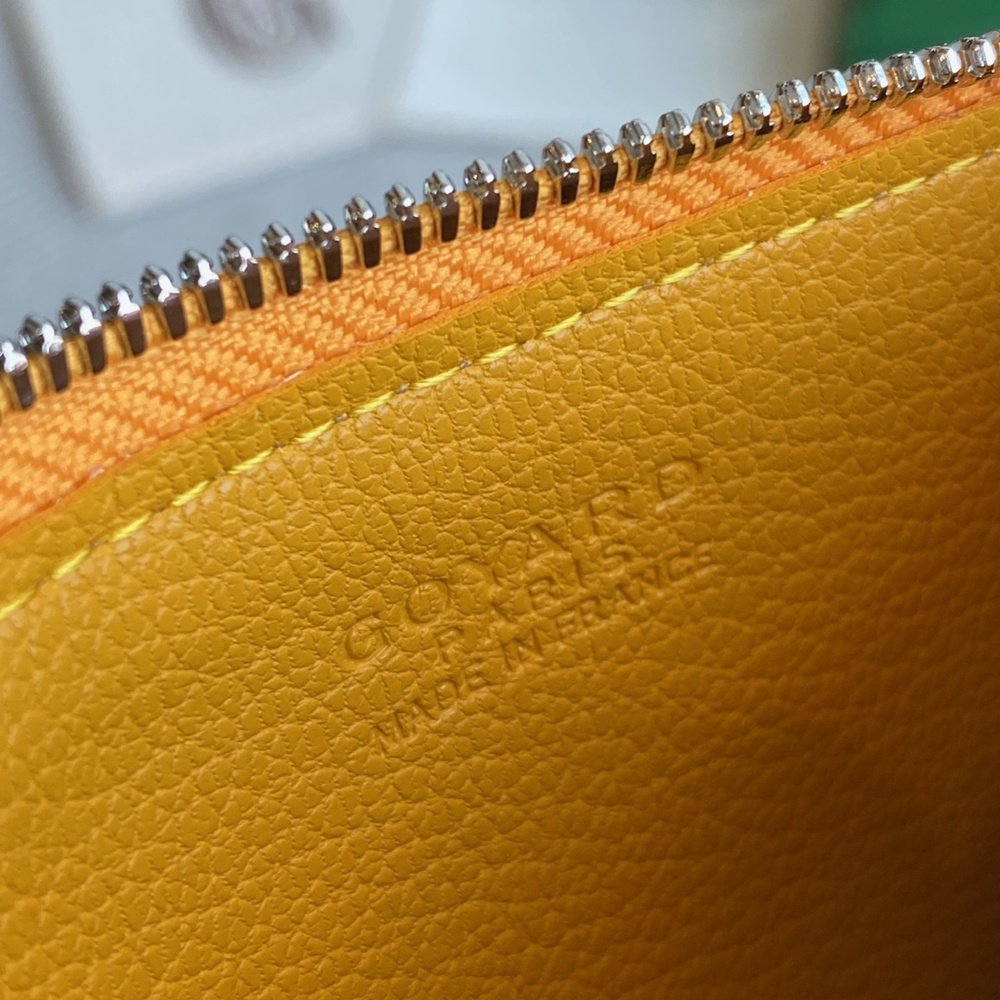 [고야드] Goyard - 고야드 부르봉 지퍼 카드 홀더 Goyard Bourbon 12.5cm x 1cm x 8.4cm