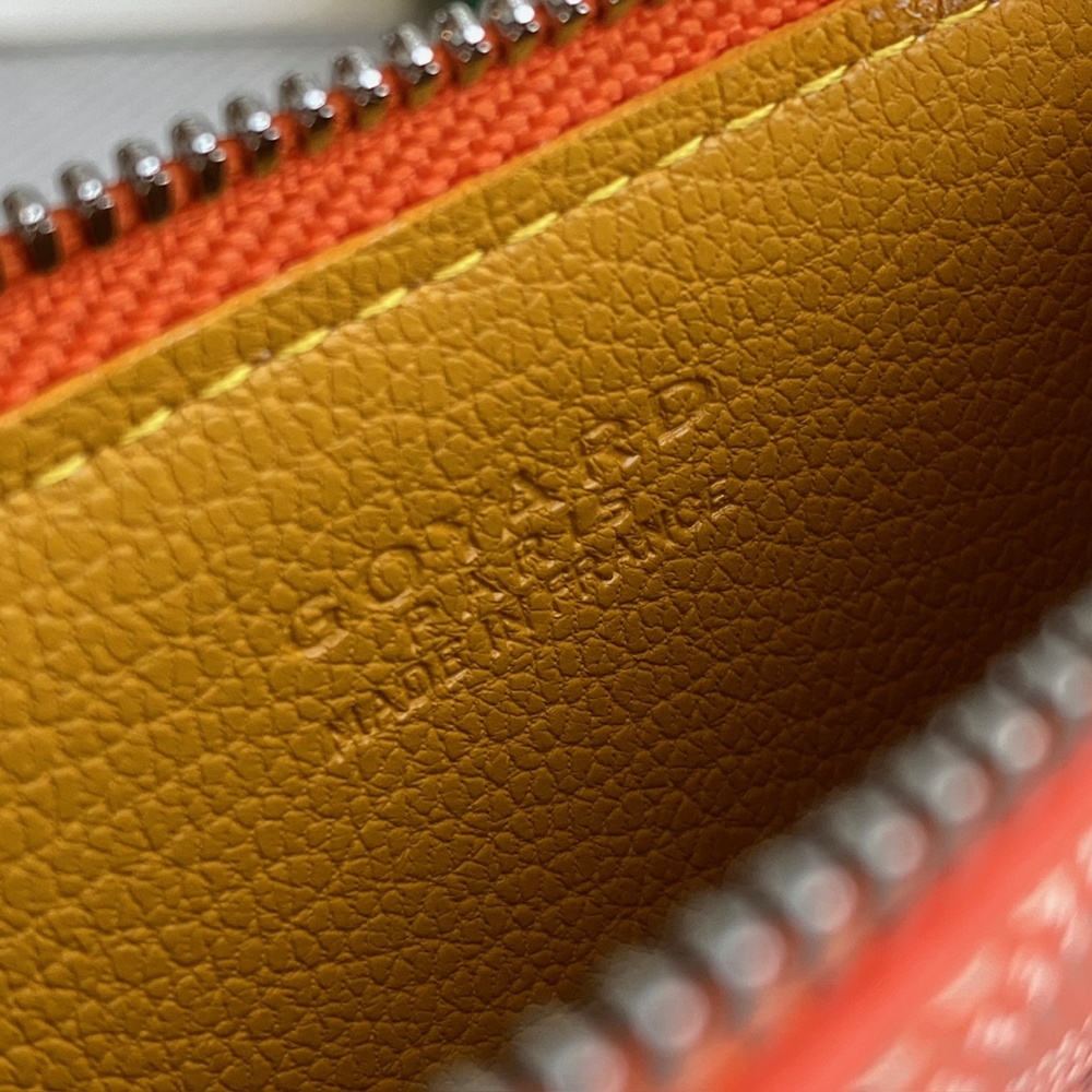 [고야드] Goyard - 고야드 부르봉 지퍼 카드 홀더 Goyard Bourbon 12.5cm x 1cm x 8.4cm