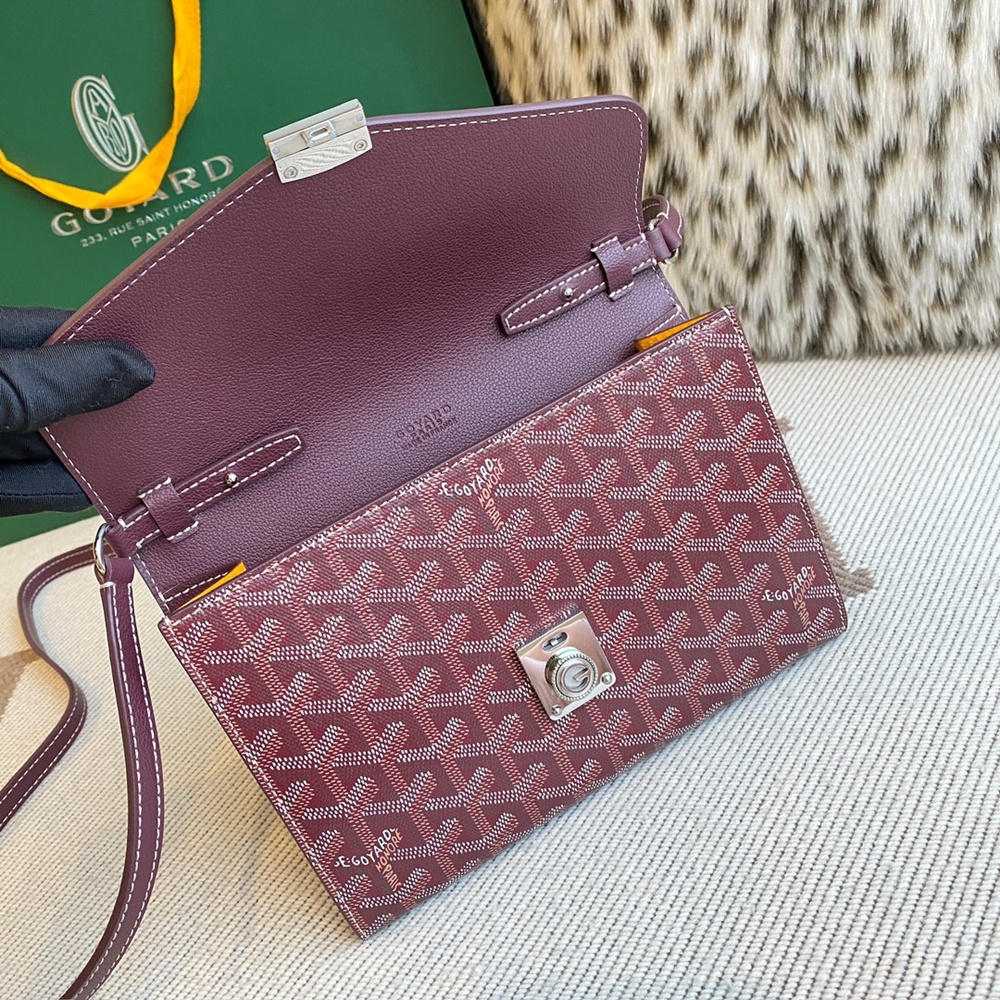 [고야드] Goyard - 고야드 시프르 파우치 지갑 Goyard Goyardine Chypre Wallet Pouch 21x4x16cm