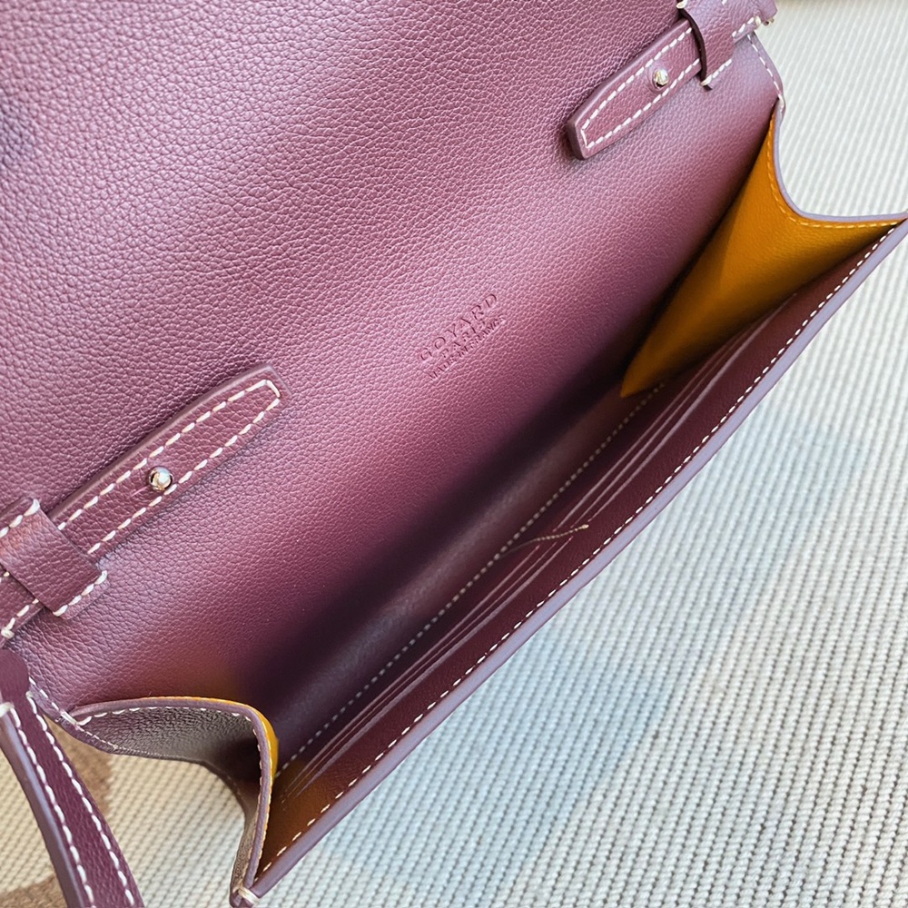 [고야드] Goyard - 고야드 시프르 파우치 지갑 Goyard Goyardine Chypre Wallet Pouch 21x4x16cm