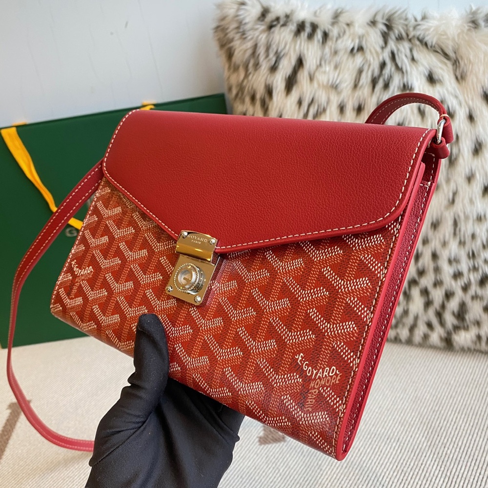 [고야드] Goyard - 고야드 시프르 파우치 지갑 Goyard Goyardine Chypre Wallet Pouch 21x4x16cm