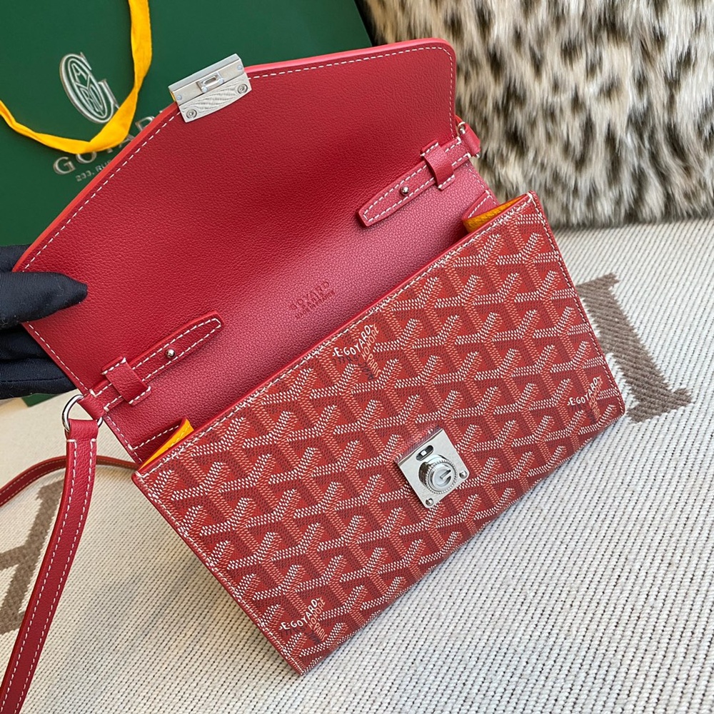 [고야드] Goyard - 고야드 시프르 파우치 지갑 Goyard Goyardine Chypre Wallet Pouch 21x4x16cm