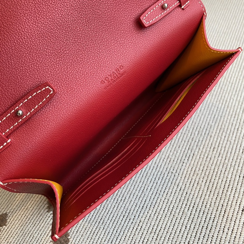 [고야드] Goyard - 고야드 시프르 파우치 지갑 Goyard Goyardine Chypre Wallet Pouch 21x4x16cm