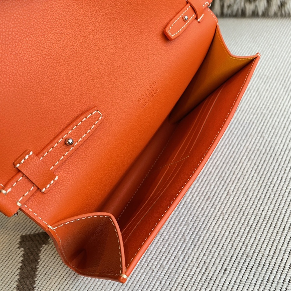 [고야드] Goyard - 고야드 시프르 파우치 지갑 Goyard Goyardine Chypre Wallet Pouch 21x4x16cm