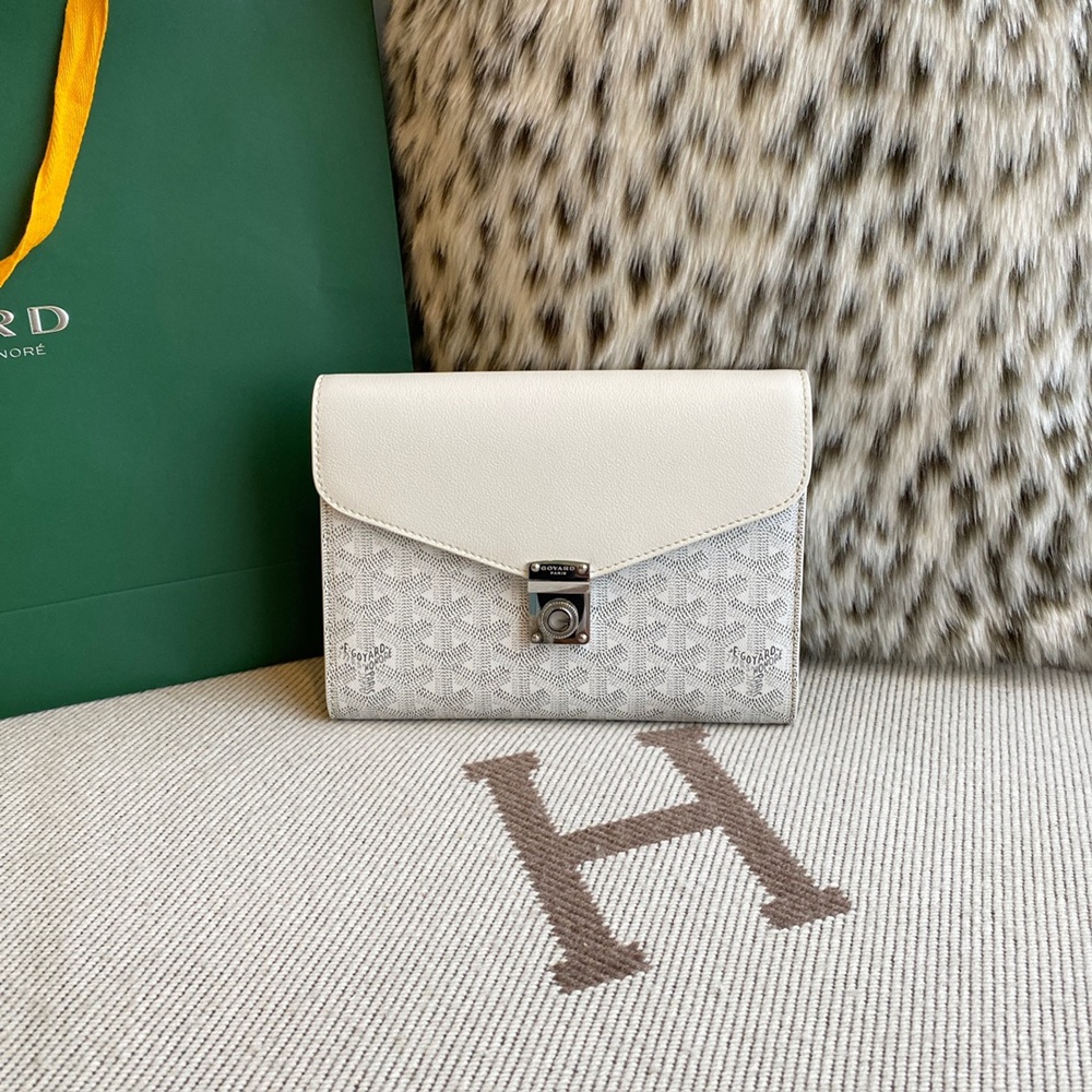 [고야드] Goyard - 고야드 시프르 파우치 지갑 Goyard Goyardine Chypre Wallet Pouch 21x4x16cm