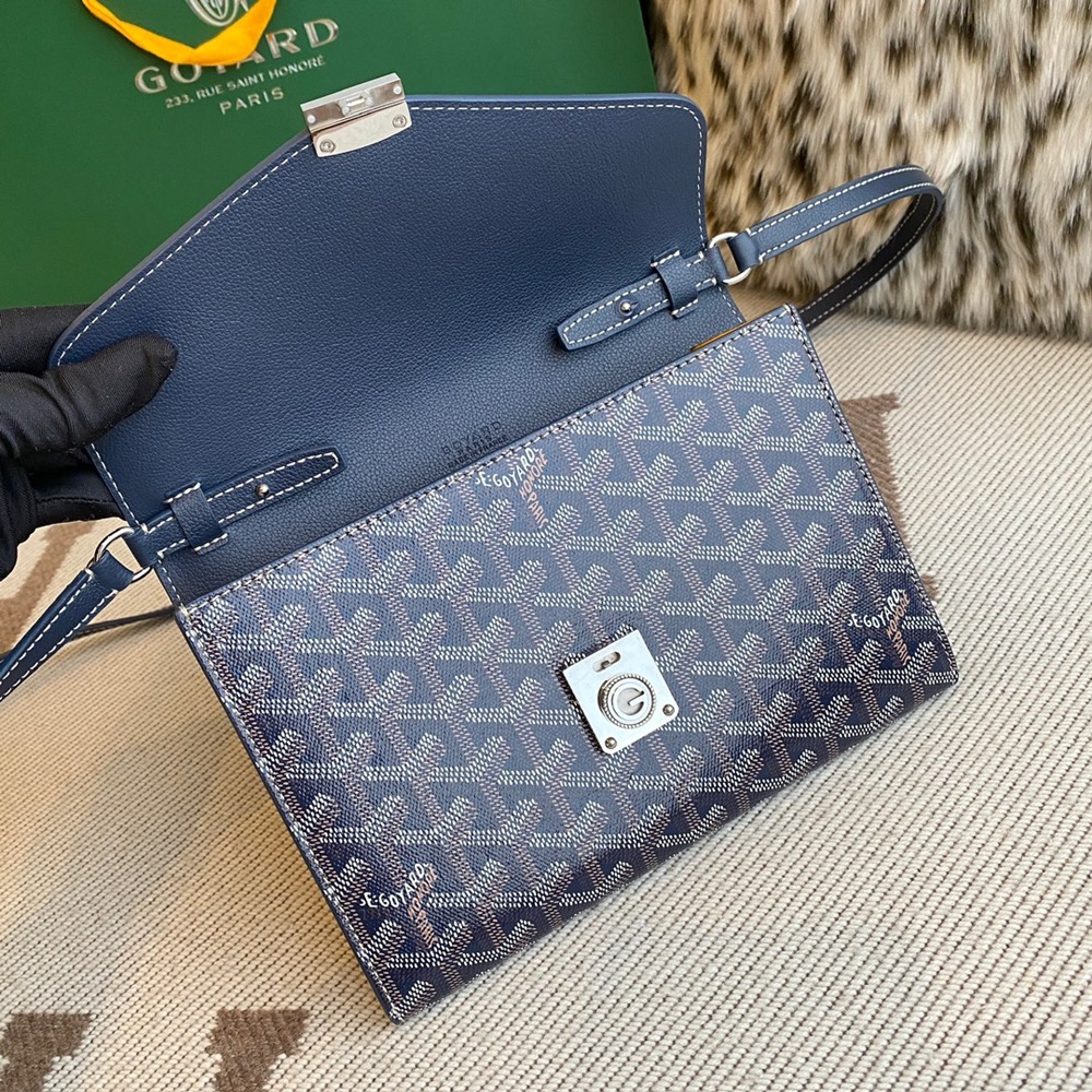 [고야드] Goyard - 고야드 시프르 파우치 지갑 Goyard Goyardine Chypre Wallet Pouch 21x4x16cm