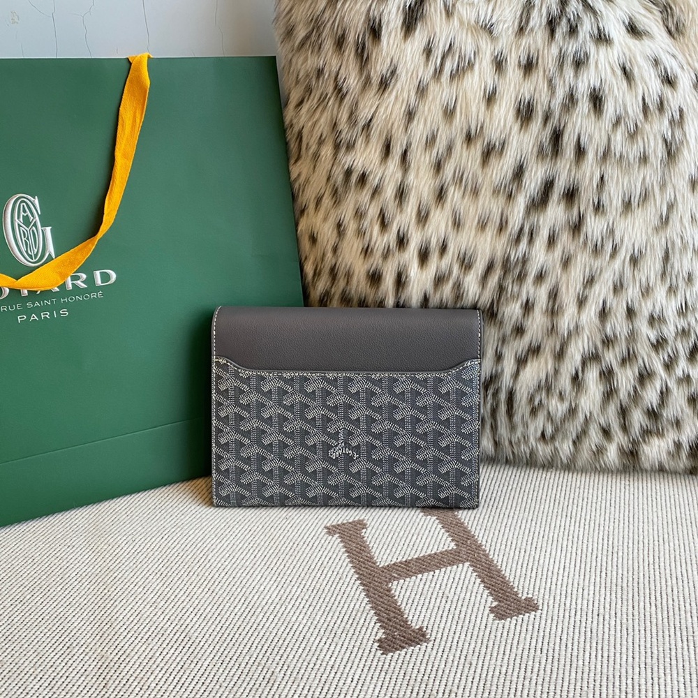 [고야드] Goyard - 고야드 시프르 파우치 지갑 Goyard Goyardine Chypre Wallet Pouch 21x4x16cm