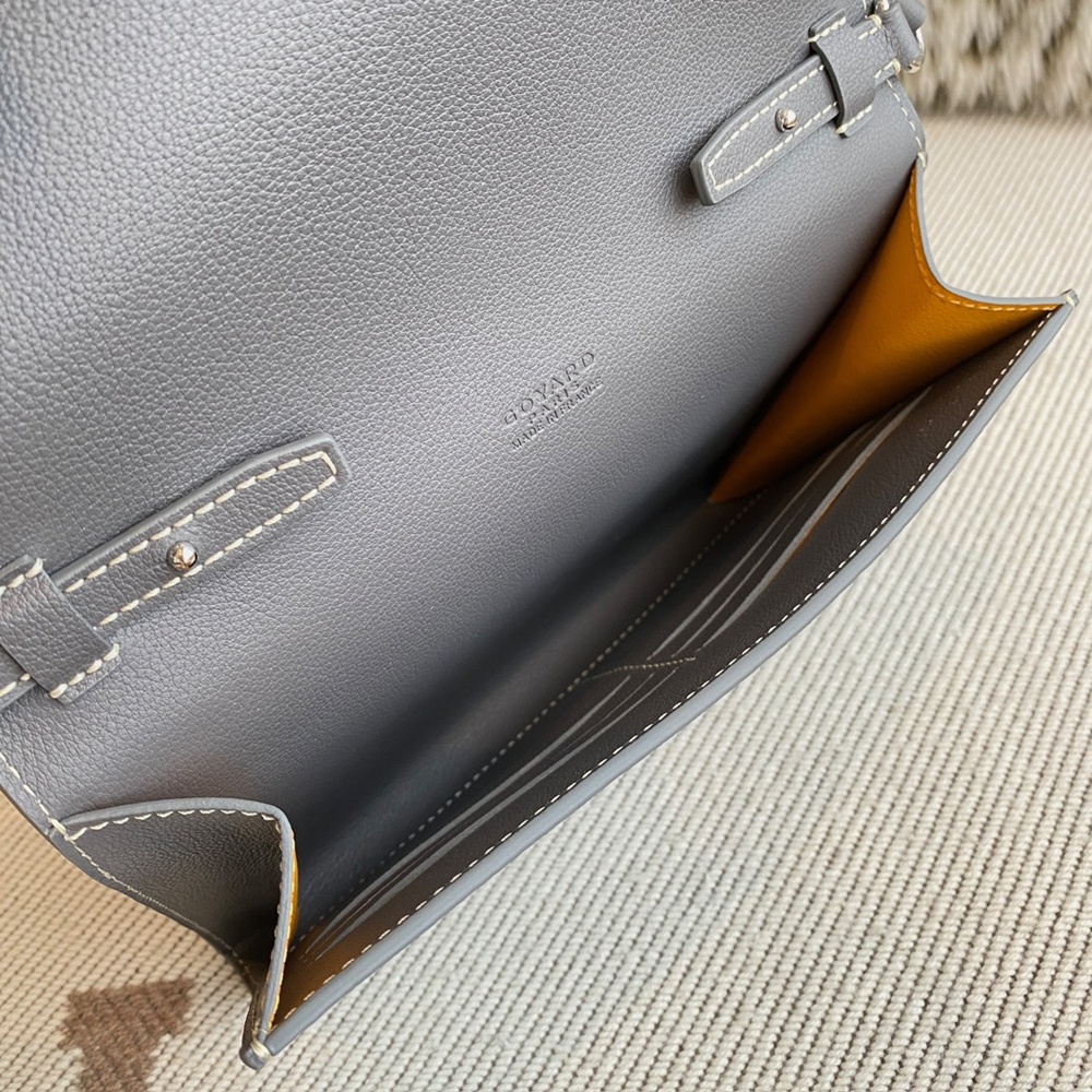 [고야드] Goyard - 고야드 시프르 파우치 지갑 Goyard Goyardine Chypre Wallet Pouch 21x4x16cm