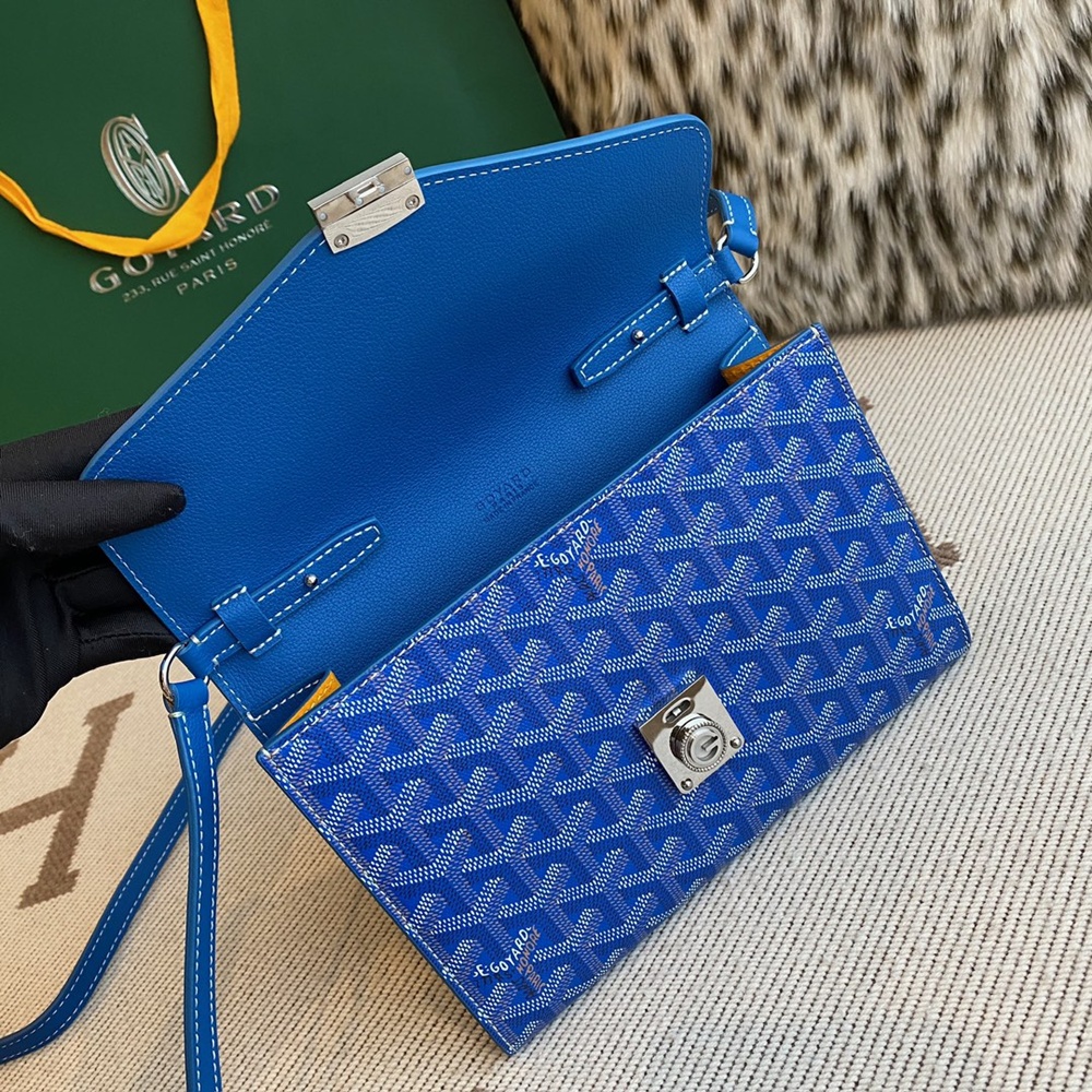 [고야드] Goyard - 고야드 시프르 파우치 지갑 Goyard Goyardine Chypre Wallet Pouch 21x4x16cm