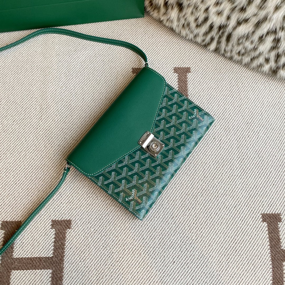 [고야드] Goyard - 고야드 시프르 파우치 지갑 Goyard Goyardine Chypre Wallet Pouch 21x4x16cm