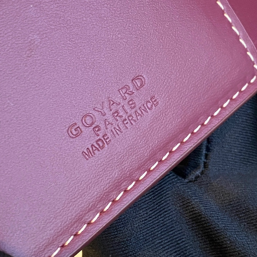 [고야드] Goyard - 고야드 지갑 카드명함 생마크 Goyard CARD HOLDER Goyardine 14.5x10x1.5cm