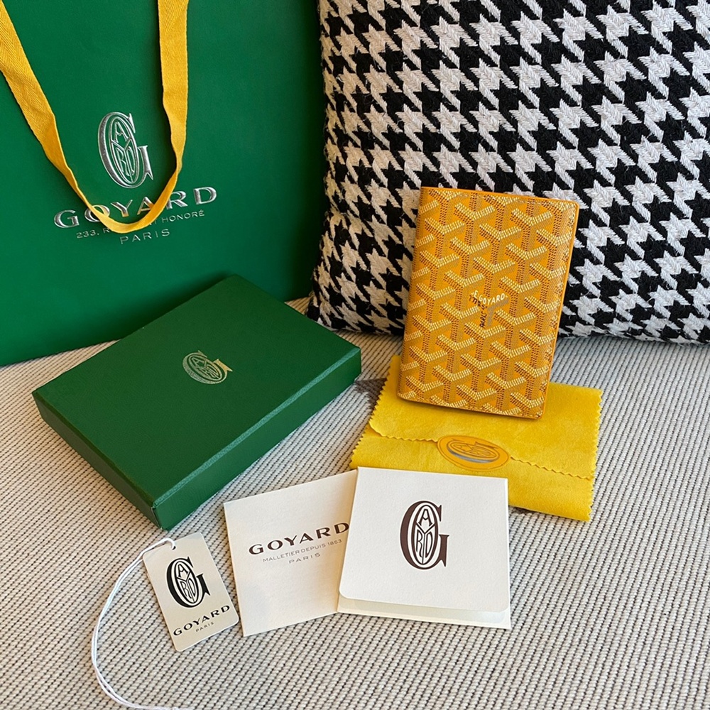 [고야드] Goyard - 고야드 지갑 카드명함 생마크 Goyard CARD HOLDER Goyardine 14.5x10x1.5cm