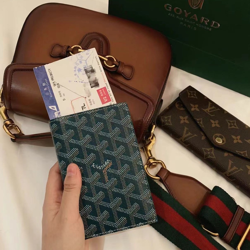 [고야드] Goyard - 고야드 지갑 카드명함 생마크 Goyard CARD HOLDER Goyardine 14.5x10x1.5cm